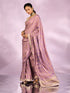 Mohey Purple Elegance Silk Saree