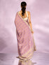 Mohey Purple Elegance Silk Saree