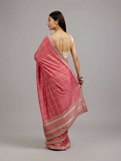 Mohey Pastel Pink Radiance Saree
