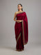 Mohey Wine Elegance Saree