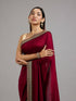 Mohey Wine Elegance Saree