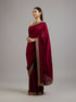 Mohey Wine Elegance Saree
