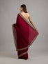 Mohey Wine Elegance Saree