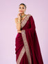 Mohey Maroon Majesty Women Saree