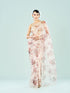 Mohey Organza Cream Radiance Saree