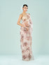 Mohey Organza Cream Radiance Saree