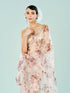 Mohey Organza Cream Radiance Saree
