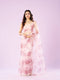 Mohey Pink Organza Saree
