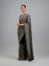 Mohey Indigo Blue Georgette Festive Saree