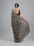 Mohey Indigo Blue Georgette Festive Saree
