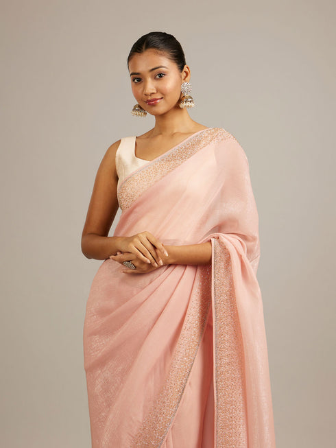 Mohey Light Pink Elegance Saree