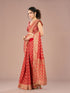 Mohey Lustrous Red Saree
