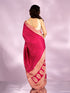 Mohey Elegant Rani Pink Saree