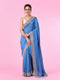 Mohey Light Blue Festive Saree
