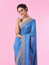 Mohey Light Blue Festive Saree