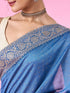 Mohey Light Blue Festive Saree