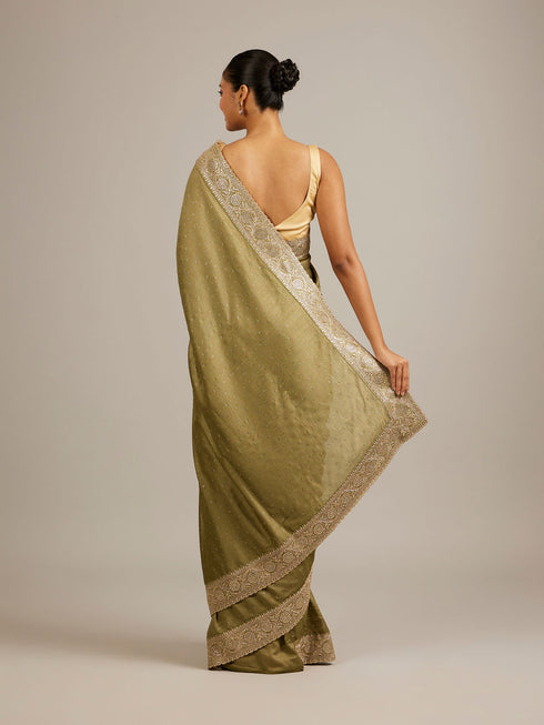 Mohey Emerald Elegance Saree