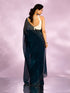 Mohey Blue Organza Festive Saree