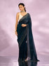 Mohey Blue Organza Festive Saree