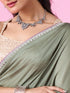 Mohey Pista Green Elegant Saree