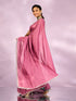 Mohey Dusty Pink Silk Elegance Saree