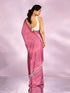 Mohey Dusty Pink Silk Elegance Saree