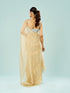 Mohey Lustrous Beige Saree