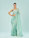 Mohey Emerald Allure Organza Saree
