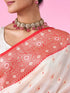 Mohey Festive Charm Cream Saree
