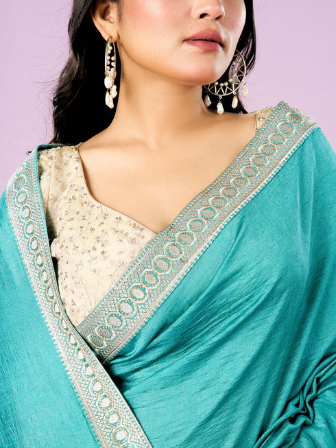 Mohey Aqua Radiance Saree