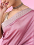 Mohey Dusty Pink Elegance Saree