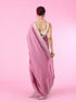 Mohey Dusty Pink Elegance Saree