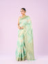Mohey Sea Green Finery Saree