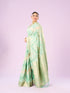 Mohey Sea Green Finery Saree