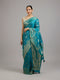 Mohey Glamorous Rama Green Saree