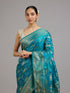 Mohey Glamorous Rama Green Saree