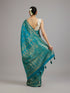 Mohey Glamorous Rama Green Saree