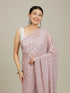 Mohey Enchanting Pink Chinon Saree