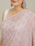 Mohey Enchanting Pink Chinon Saree