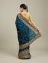 Mohey Ethereal Blue Elegant Saree