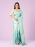 Mohey Elegant Light Blue Silken Saree