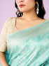 Mohey Elegant Light Blue Silken Saree