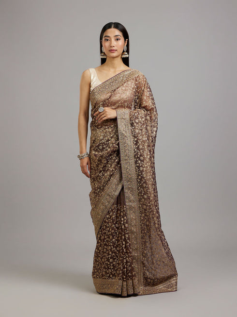 Mohey Purple Splendor of Style Saree