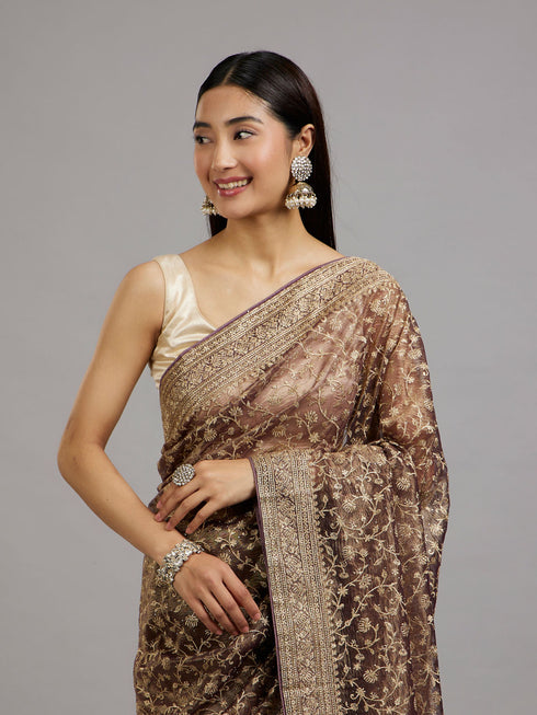 Mohey Purple Splendor of Style Saree