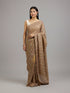 Mohey Enchanting Beige Georgette Saree