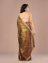 Mohey Classy Organza Magic Brown Saree