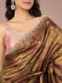 Mohey Classy Organza Magic Brown Saree