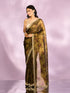 Mohey Majestic Mehandi Green Organza Radiance Saree