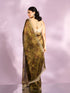 Mohey Majestic Mehandi Green Organza Radiance Saree