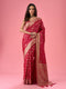 Mohey Radiant Pink Elegance Saree